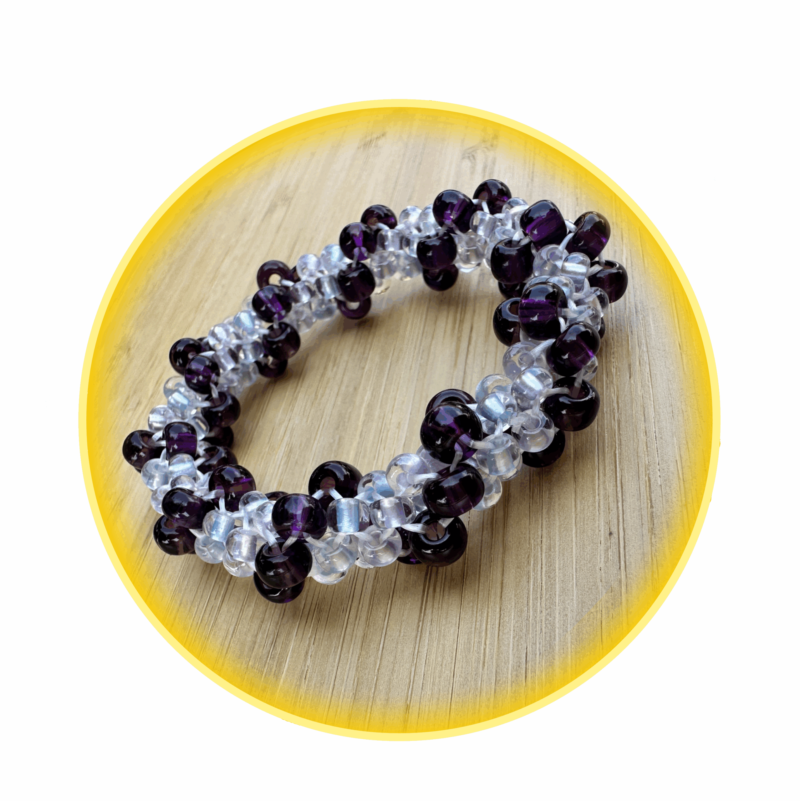 007 hodná gumička modro fialová