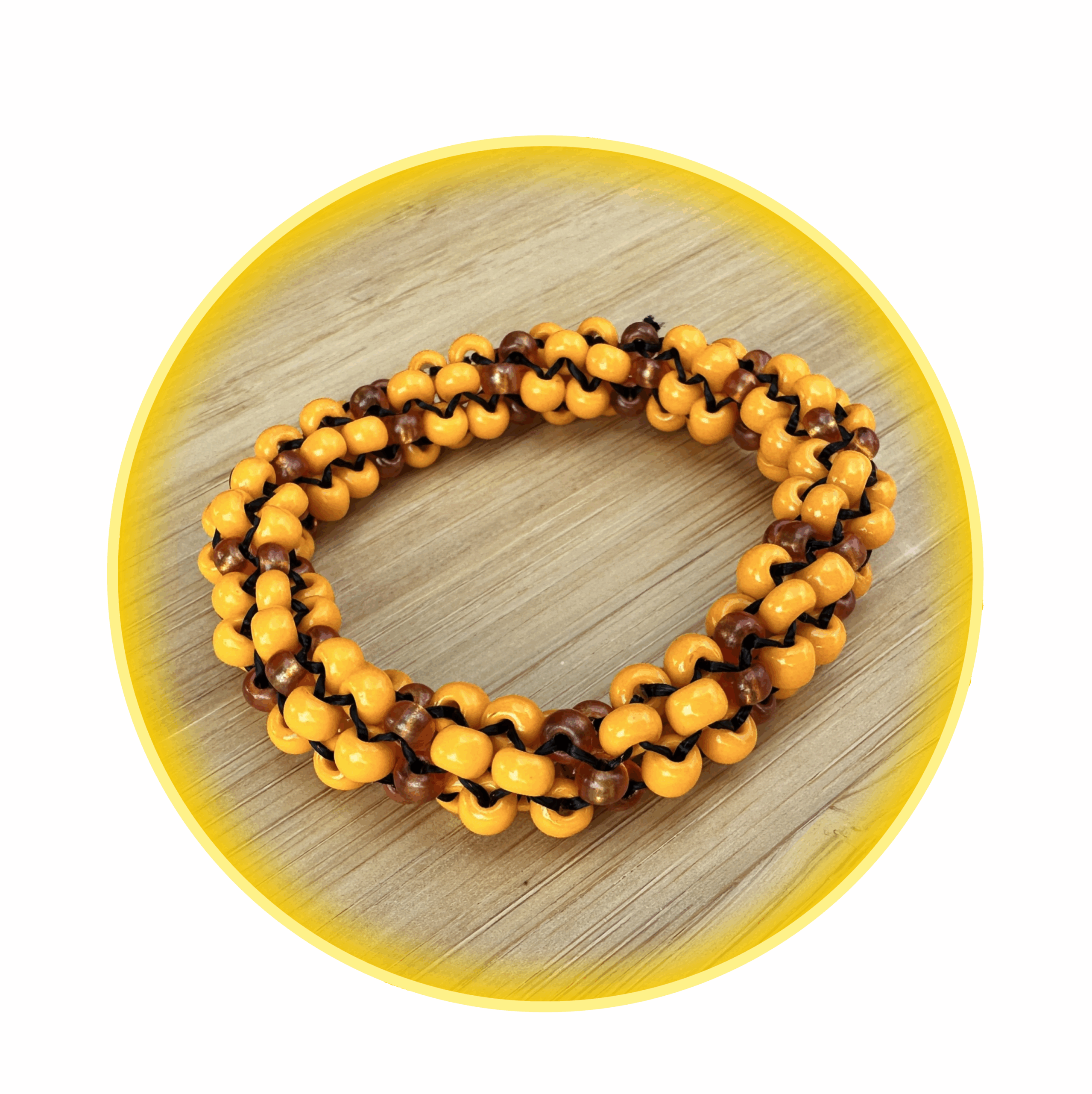 008 hodná gumička oranžovo černá