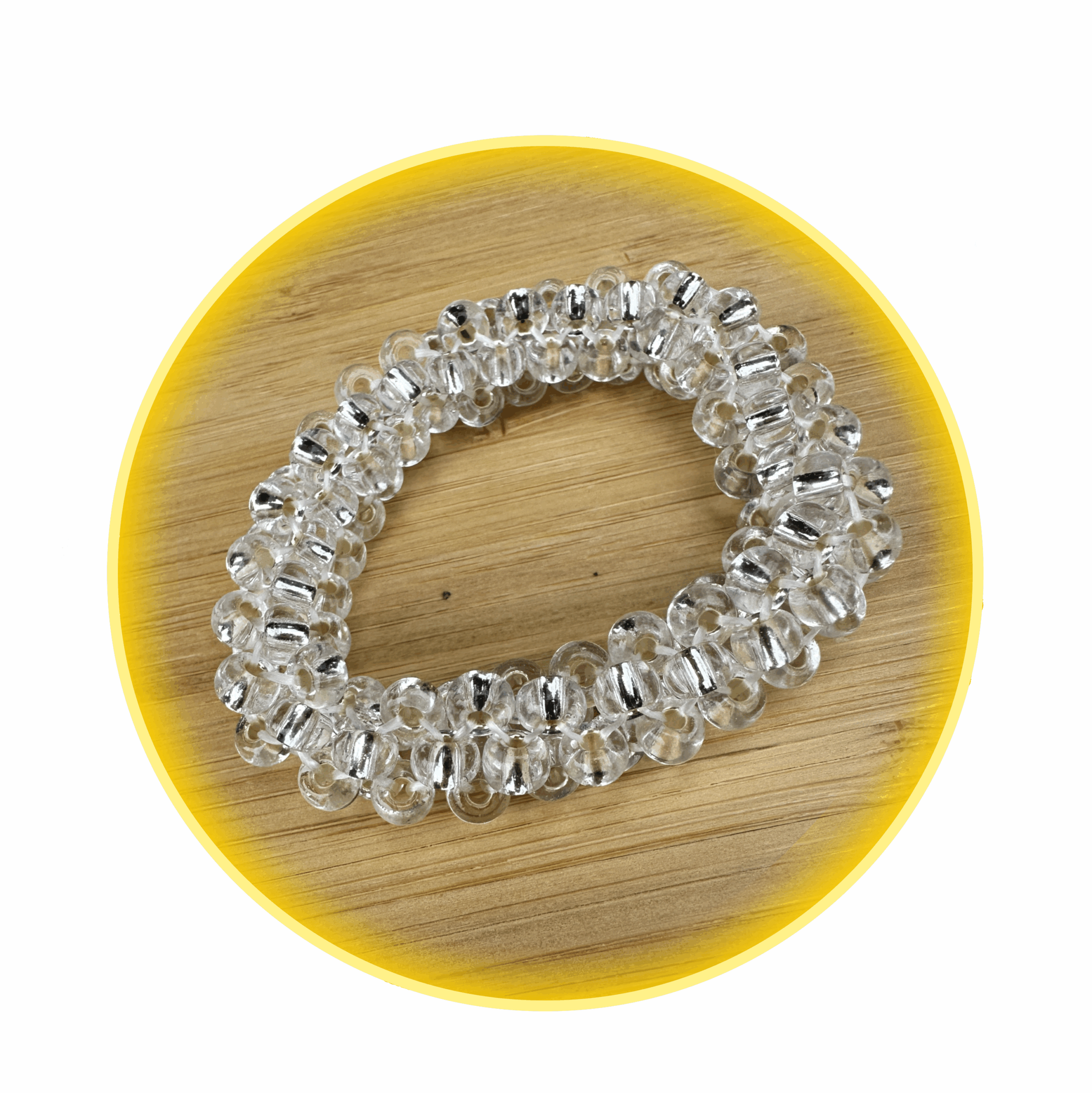 010 hodna gumička stříbrná