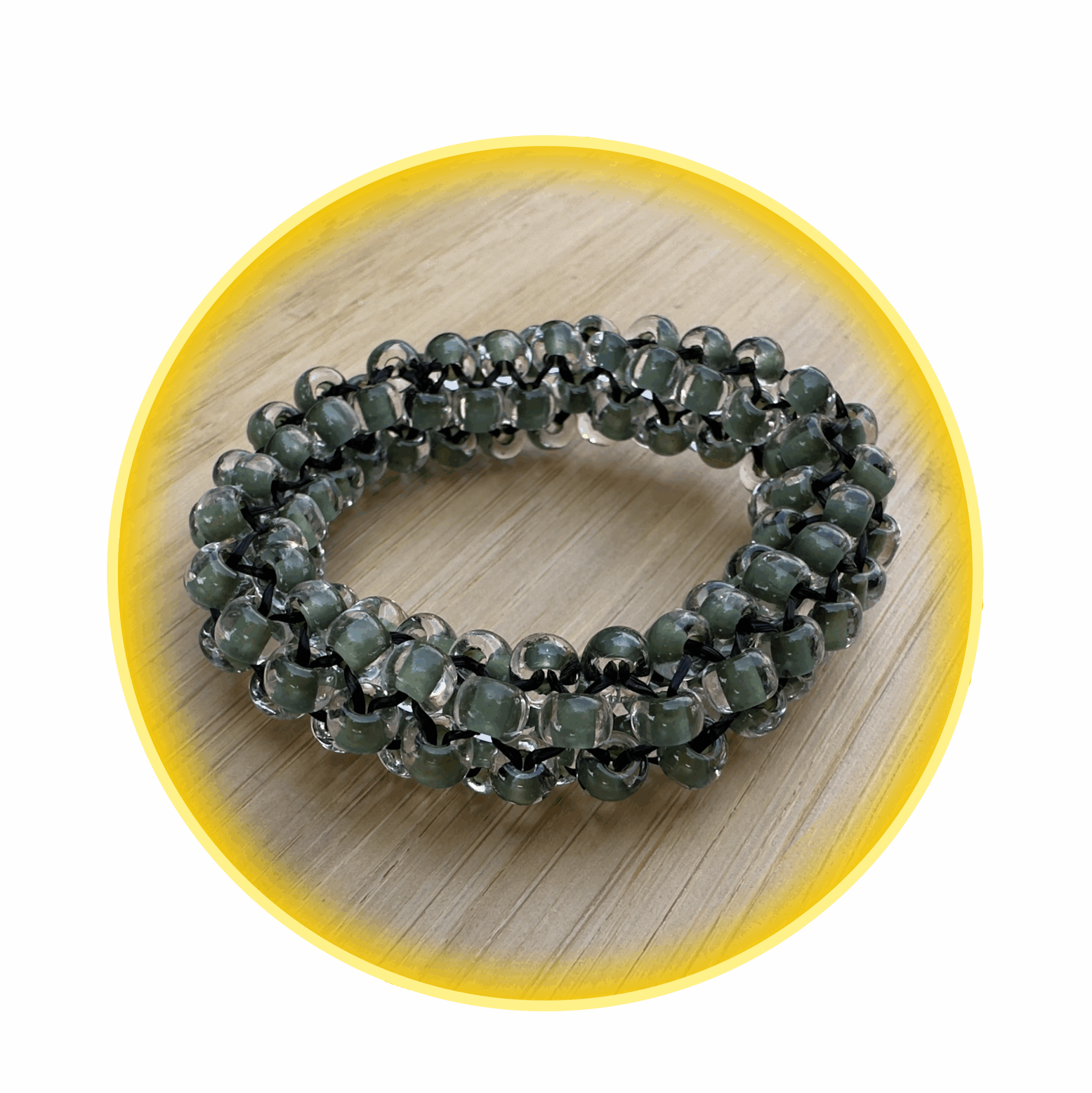 012 hodná gumička zeleno černá