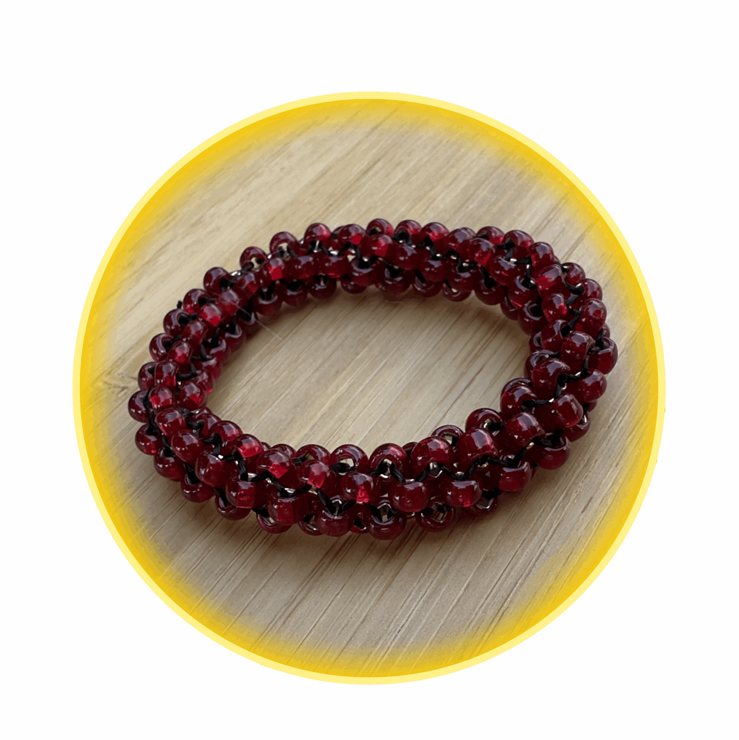 018 hodná gumička tmavě červená