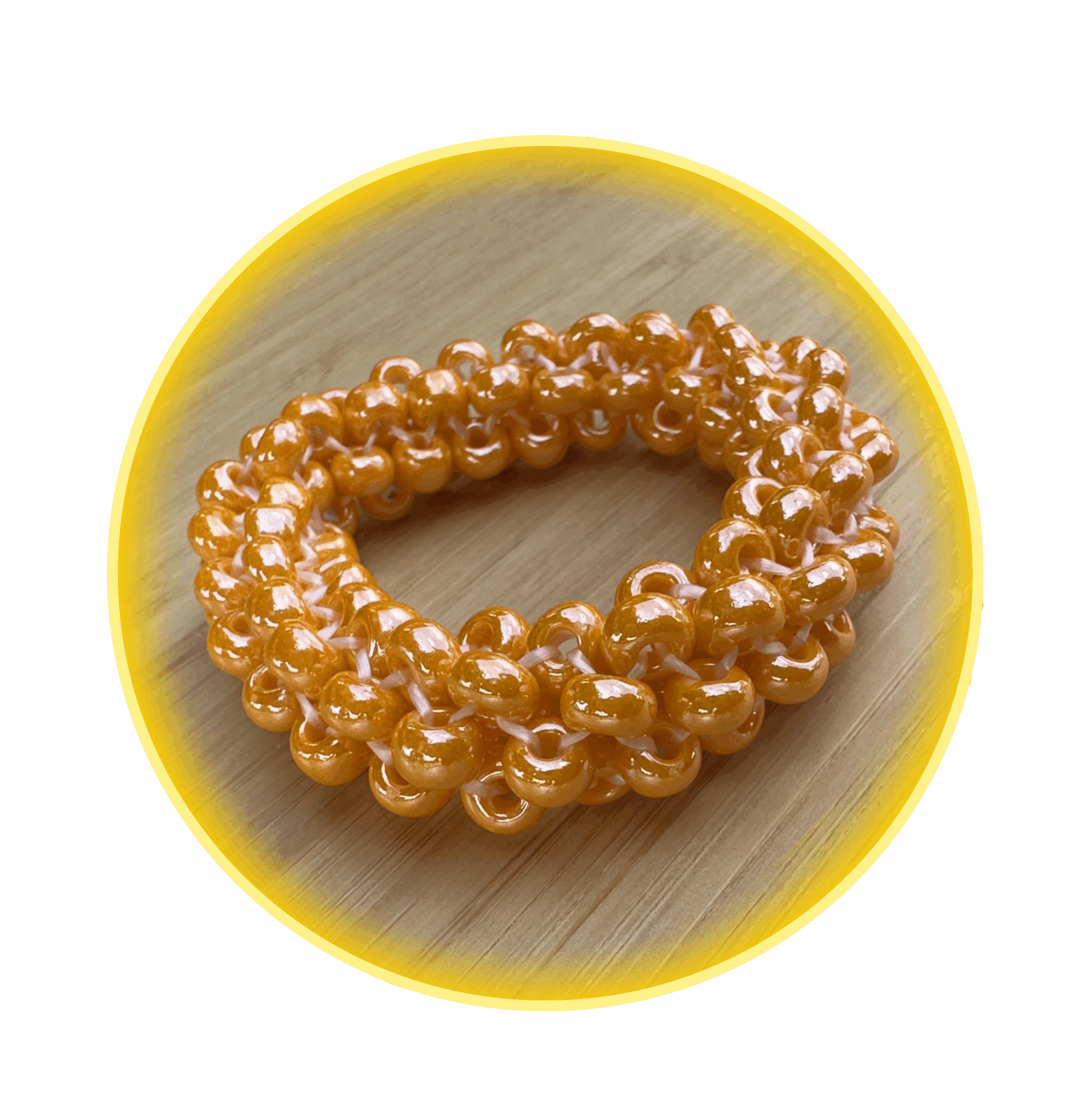 020 hodná gumička oranžová