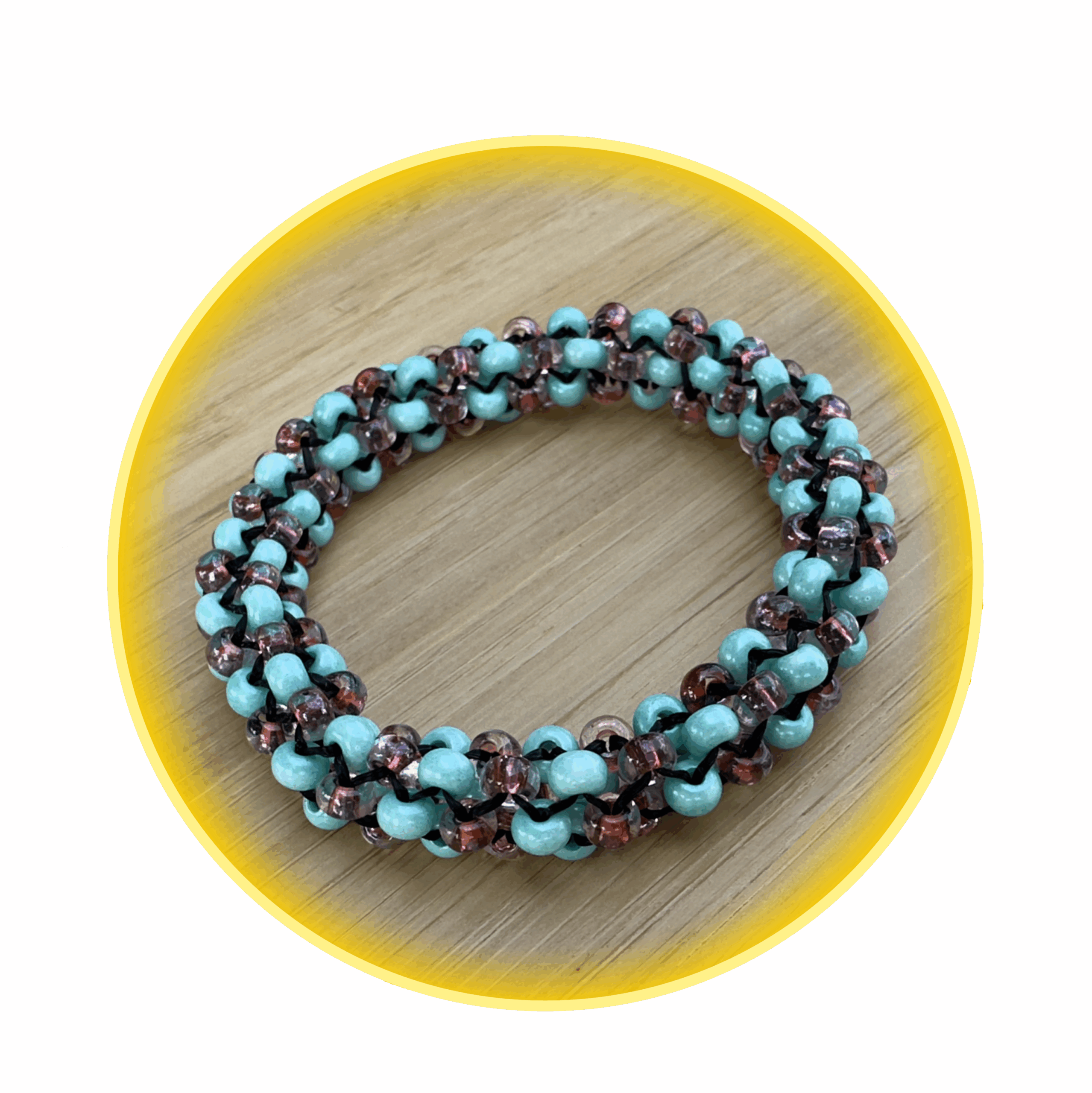 028 hodná gumička zeleno růžová