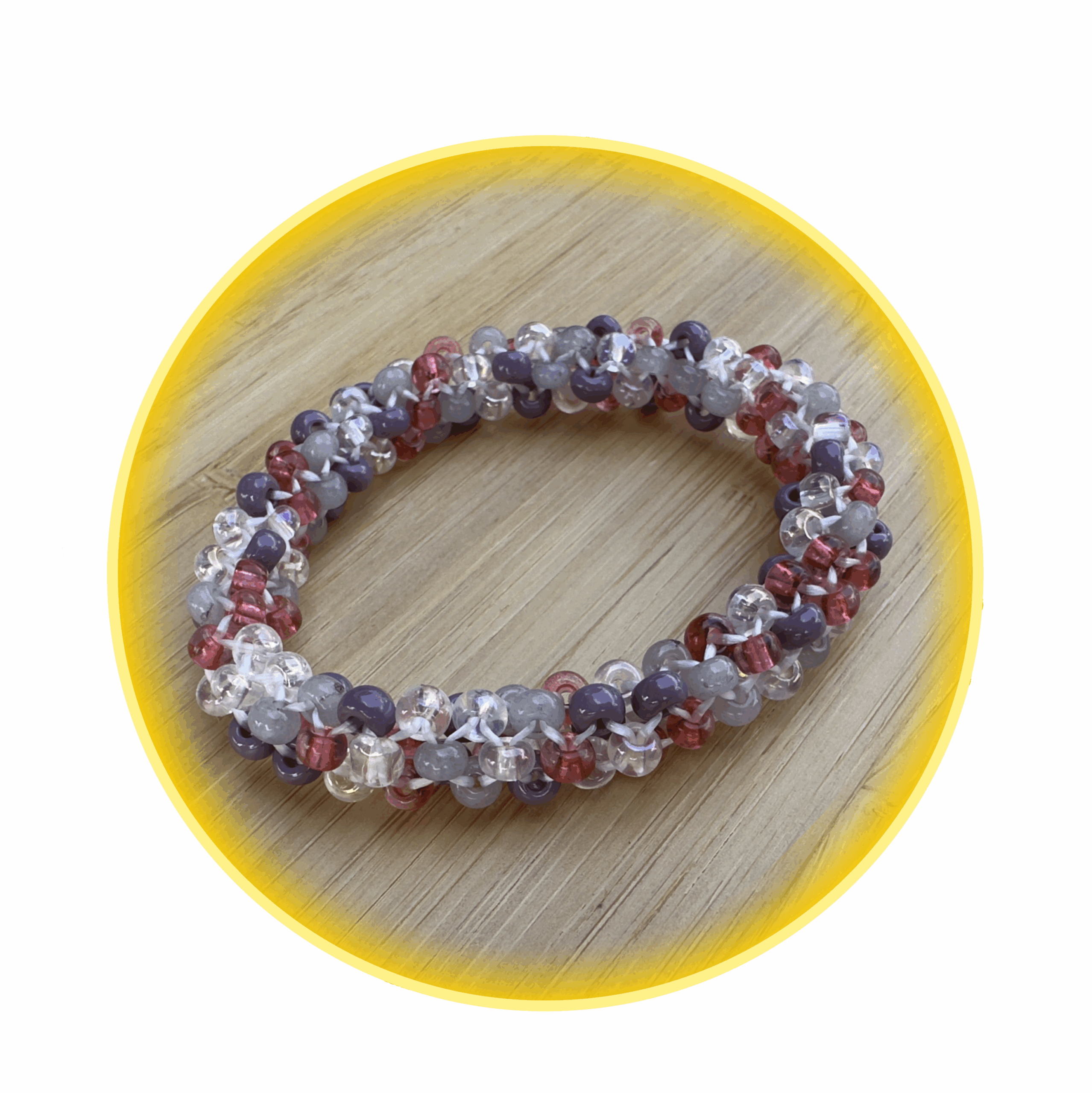 029 hodná gumička růžovo fialová