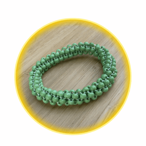 033 hodná gumička zelená