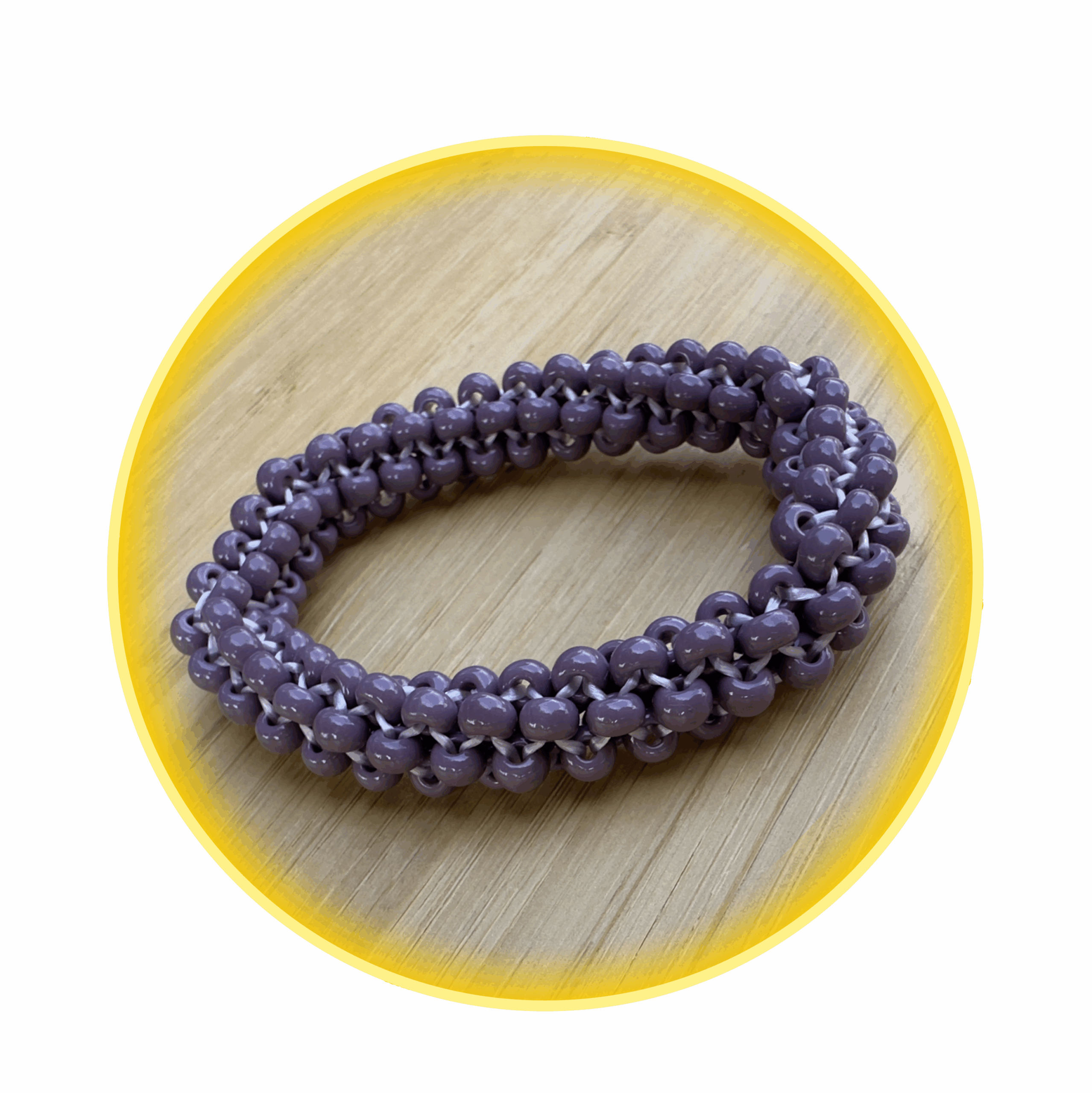 034 hodná gumička fialová