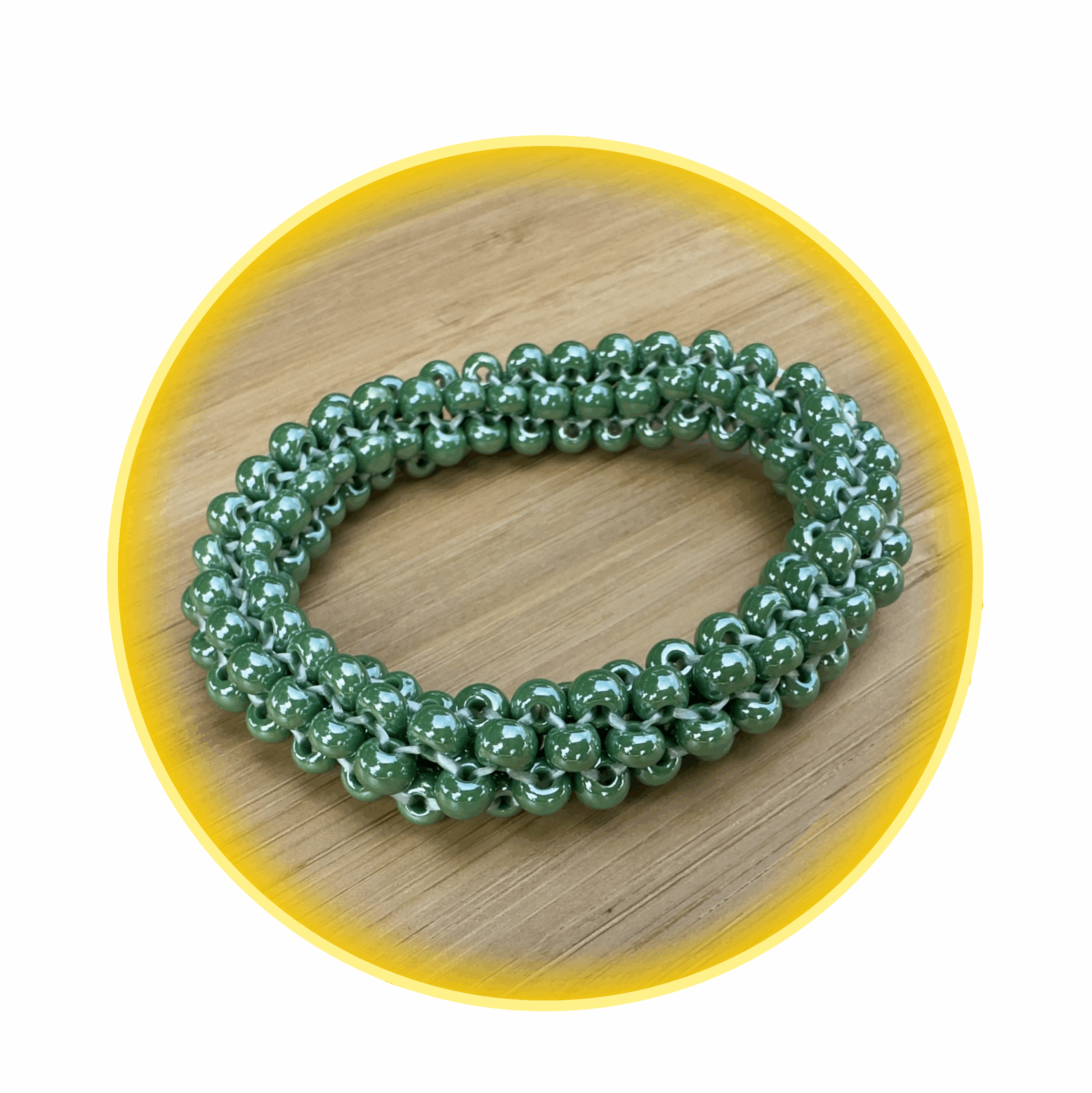 041 hodná gumička zelená