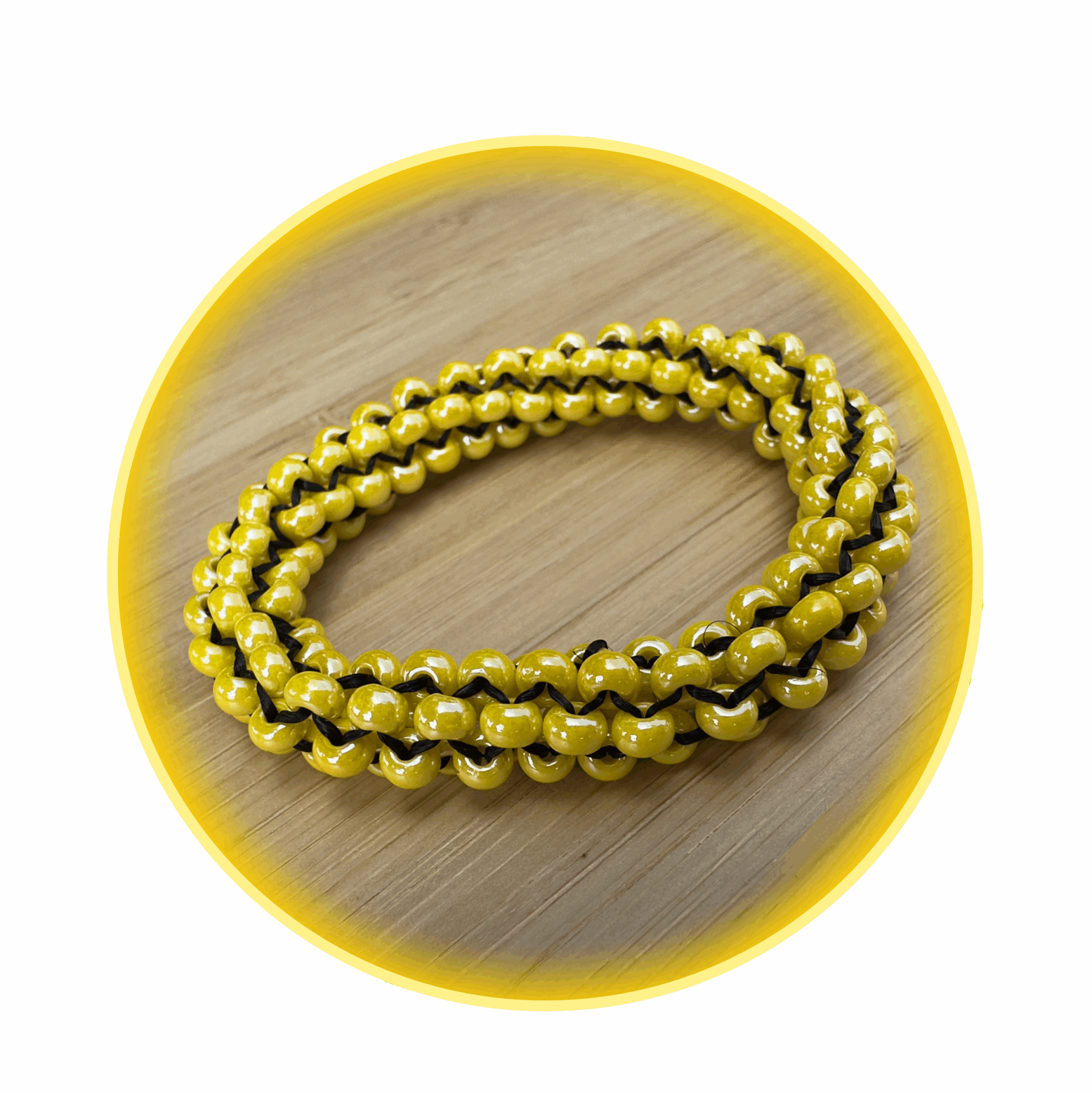 042 hodná gumička žluto černá