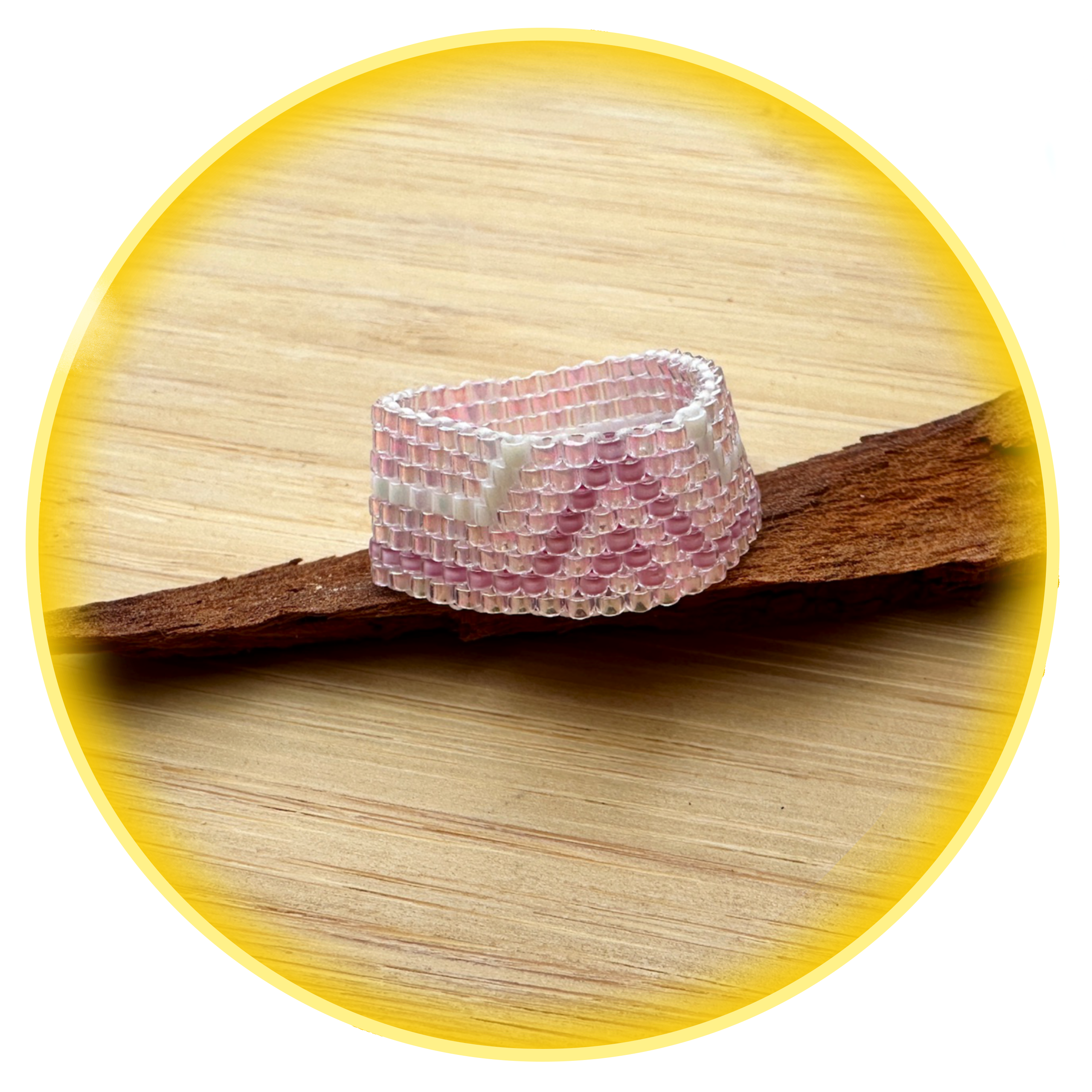 063 růžový tmavou a bílou linkou